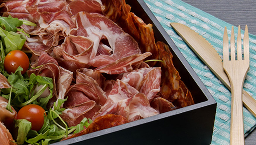 Planche de Charcuterie : Coppa, Chorizo doux, Jambon Speck