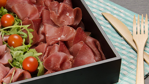 Planche de Charcuterie sans porc : Bresaola, Pastrami