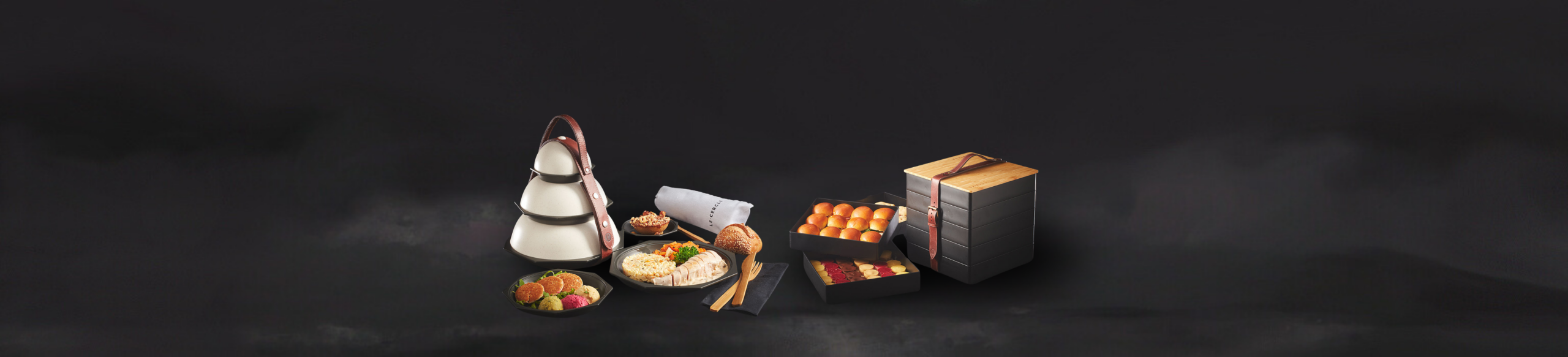 Le Cercle, traiteur professionnel d'entreprise, premier plateau-repas zéro déchet et local