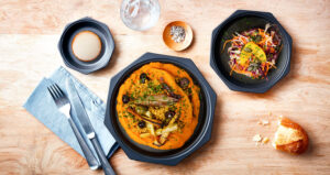 Potimarron, vinaigrette douce à la harissa (Végan, sans lactose)