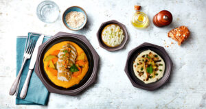 Poulet braisé, carottes en texture By Irwin Durand